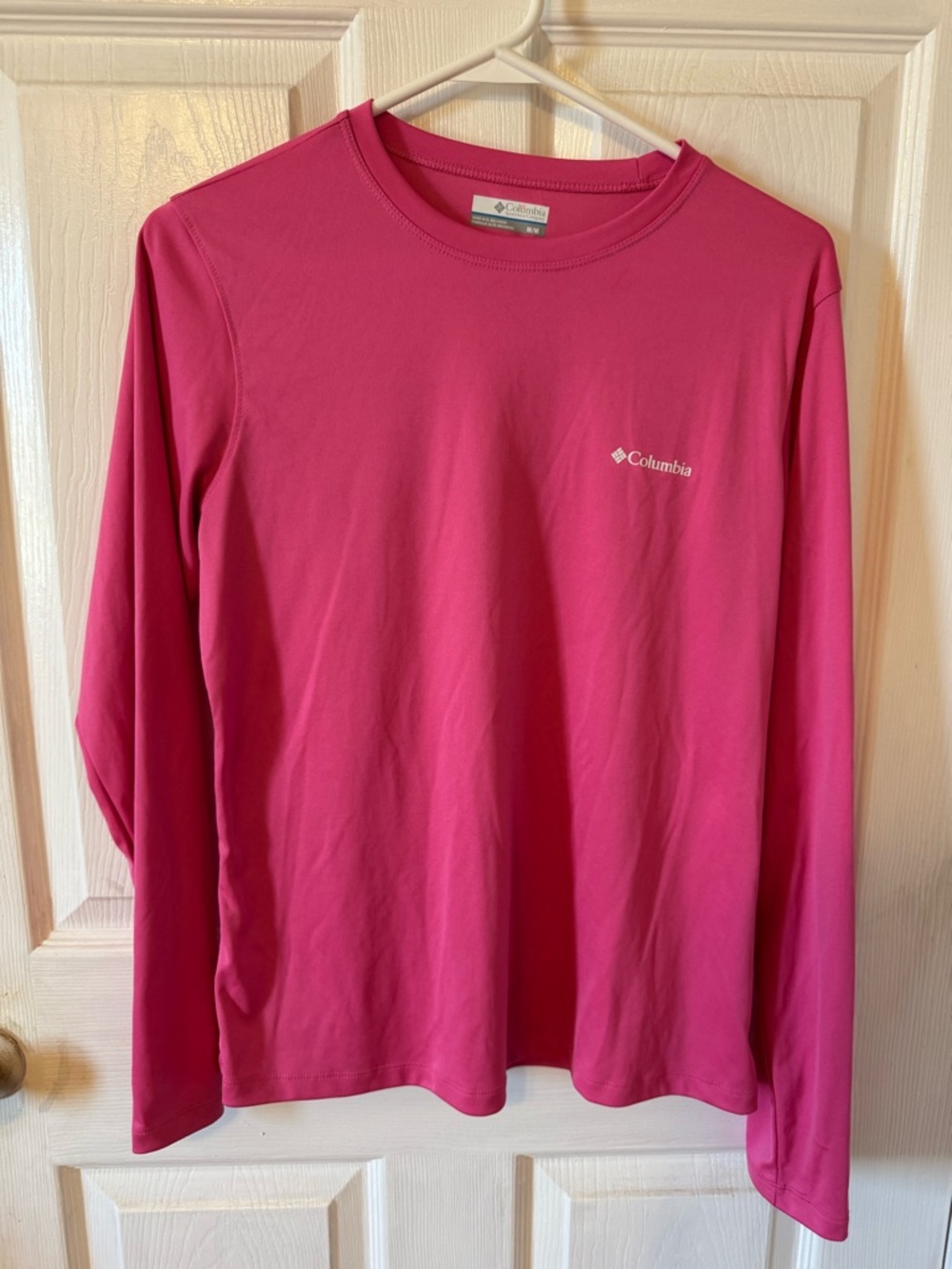 Columbia Long Sleeve Performance Tee - Hot Pink